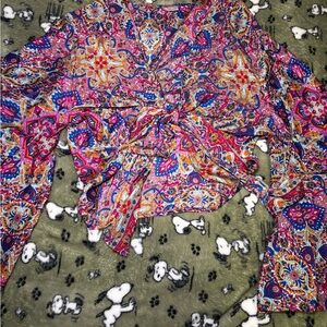 Colorful Paisley Blouse